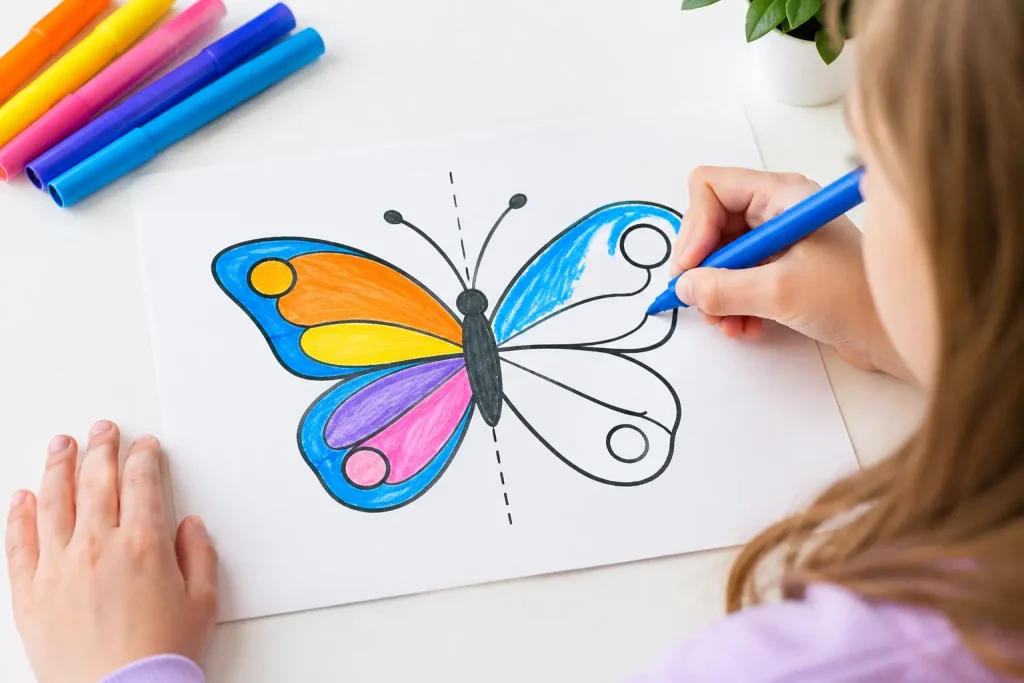 Butterfly Symmetry Activity Kids Will Love